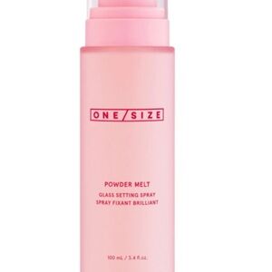 ONE/SIZE Powder Melt Glass Setting Spray - Pink Bottle